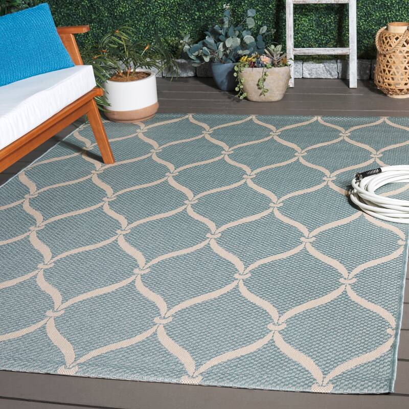 SAFAVIEH Courtyard Liya Indoor/ Outdoor Waterproof Patio Backyard Rug