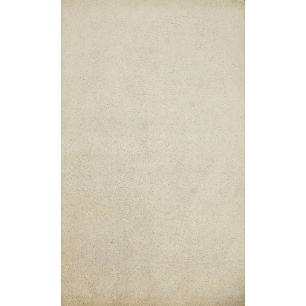 Hand Knotted Oriental 100% Wool Carpet Modern Solid Beige & Ivories Gabbeh Area Rug - 6' 1'' X 4' 0''