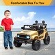 preview thumbnail 5 of 5, Ride on Truck Car w/Remote Control 3 Speeds Yellow