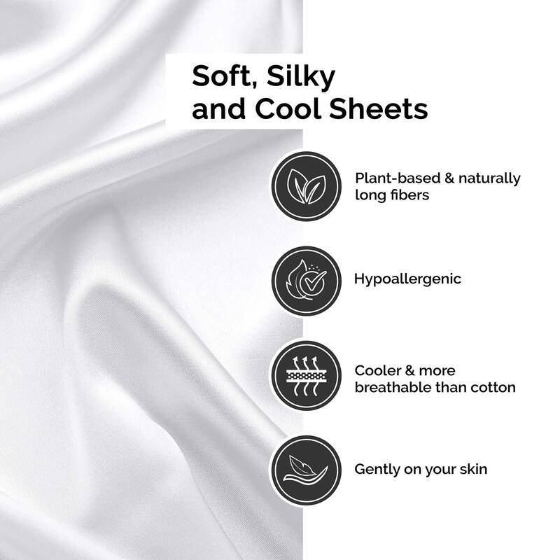 Superior Rayon from Bamboo 300 Thread Count Deep Pocket Sheet Set