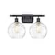 Option Matte Black / Clear Water Glass
