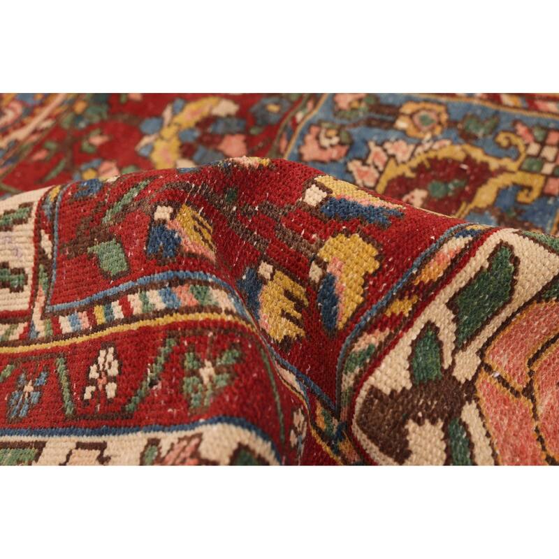 ECARPETGALLERY Hand-knotted Kayseri Vintage Red Wool Rug - 4'11 x 6'9