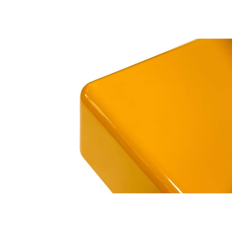 Gattis Home High Glossy Marble End Table