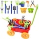 preview thumbnail 5 of 4, Dimple Garden Wagon & Tools 15-Piece Play Set – Outdoor Toy Gardening Kit for Toddlers and Kids, Sandbox, or Beach Play, Ages 3+
