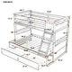 preview thumbnail 3 of 7, Multi-function Twin over Full Bunk Bed With Storage Drawers,Sturdy Frame For Bedroom