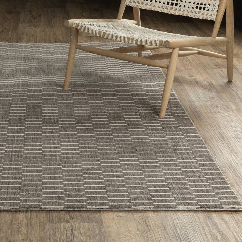Style Haven Owen Modern Geometric Lines Area Rug