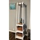 Vassen 3-Tier Storage Shelf Standing Coat Rack - 72"h x 17"l x 17"l