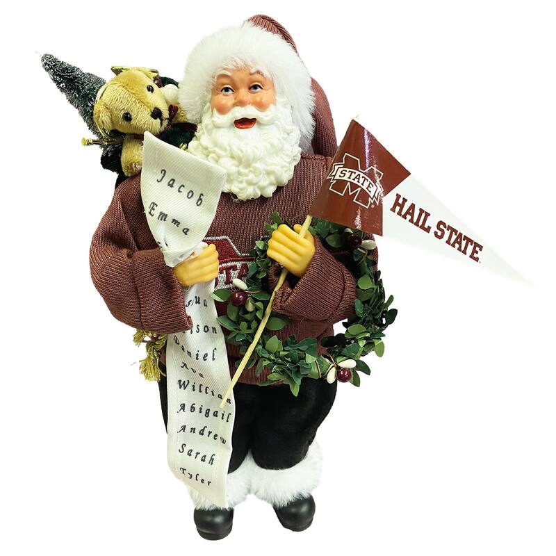 12" Mississippi State Proud Santa
