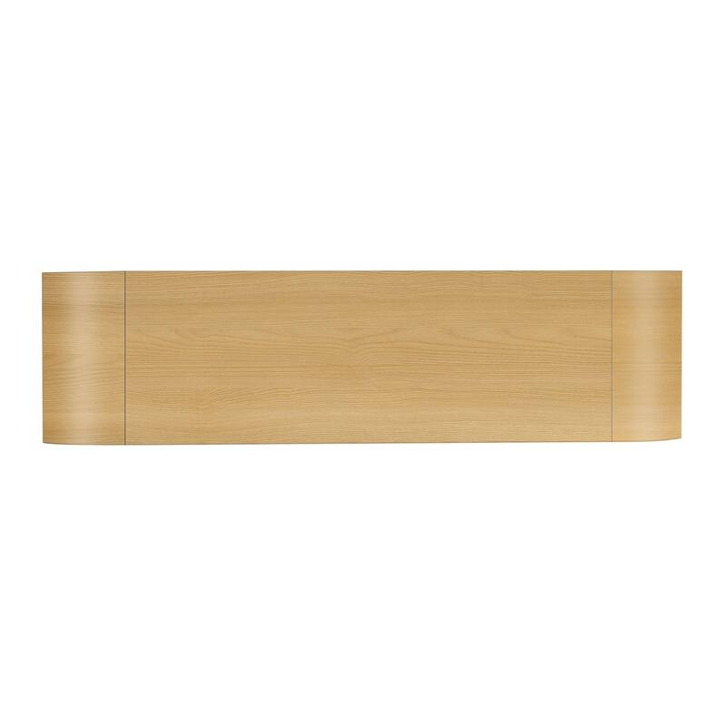 Curved Corner Design Wave Door Panel Cabinet