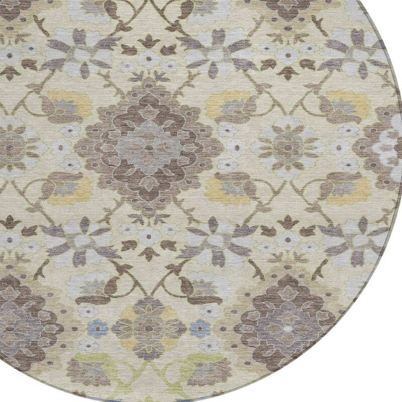 HomeRoots Oriental Traditional Rectangle Outdoor Rug