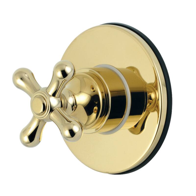 Kingston Brass Single Handle 3 Function Diverter Valve Trim - Polished Brass