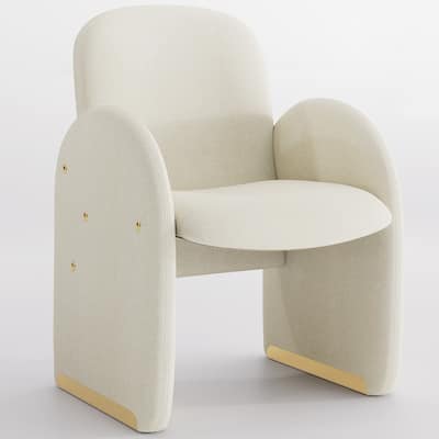Velvet Accent Chair, Modern Living Room Chair for Bedroom, Dining Room