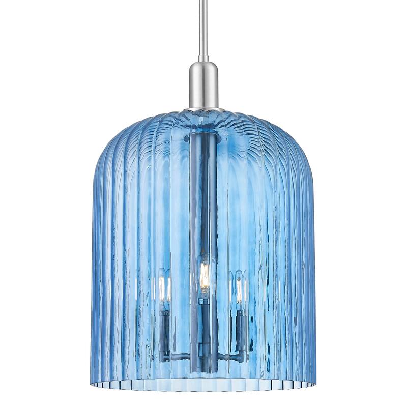 Innovations Lighting 716-3S-G559-12BL Bridal Veil 3 Light 12" Wide - Brushed Satin Nickel