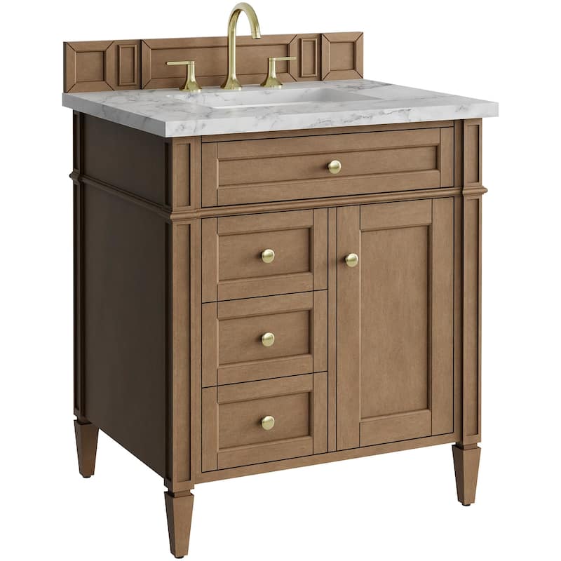 James Martin Vanities 655-V30-3CAR Brittany 30" Free Standing Single