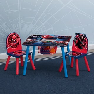 Delta Children Spider-Man Table and Chair Set With Storage - N/A