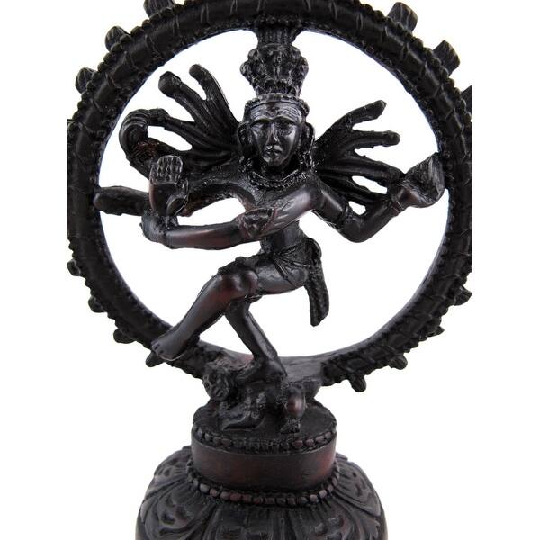 Shop Ebony Finish Nataraj Dancing Shiva Hindu Statue Diwali Overstock 17415615