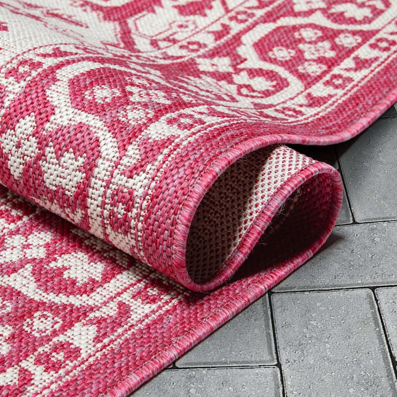 Well Woven Lia Celesine Persian Oriental Indoor Outdoor Area Rug
