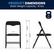 preview thumbnail 33 of 36, Kids 5-Piece Classroom Folding Table and Chairs Set