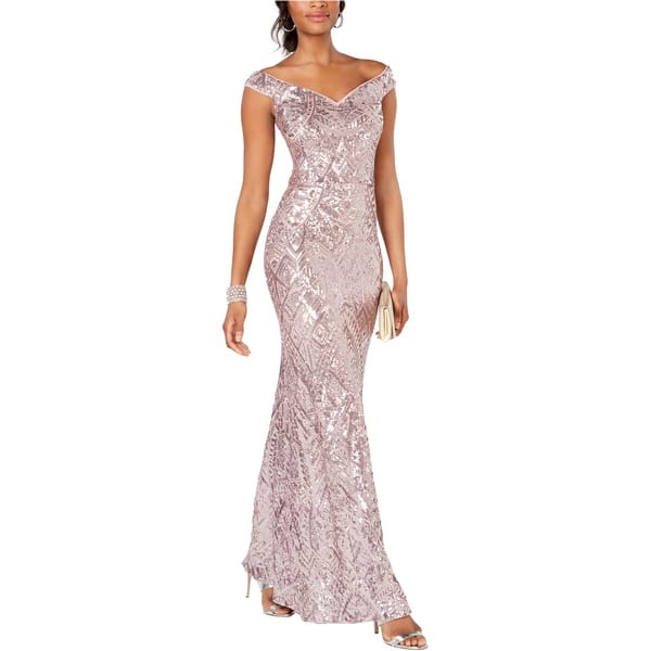 Betsy & Adam Womens Sequin Gown Dress, Pink, 10 - Bed Bath & Beyond - 41851630 Betsy & Adam Womens Sequin Gown Dress, Pink, 10 - Bed Bath & Beyond - 41851630
