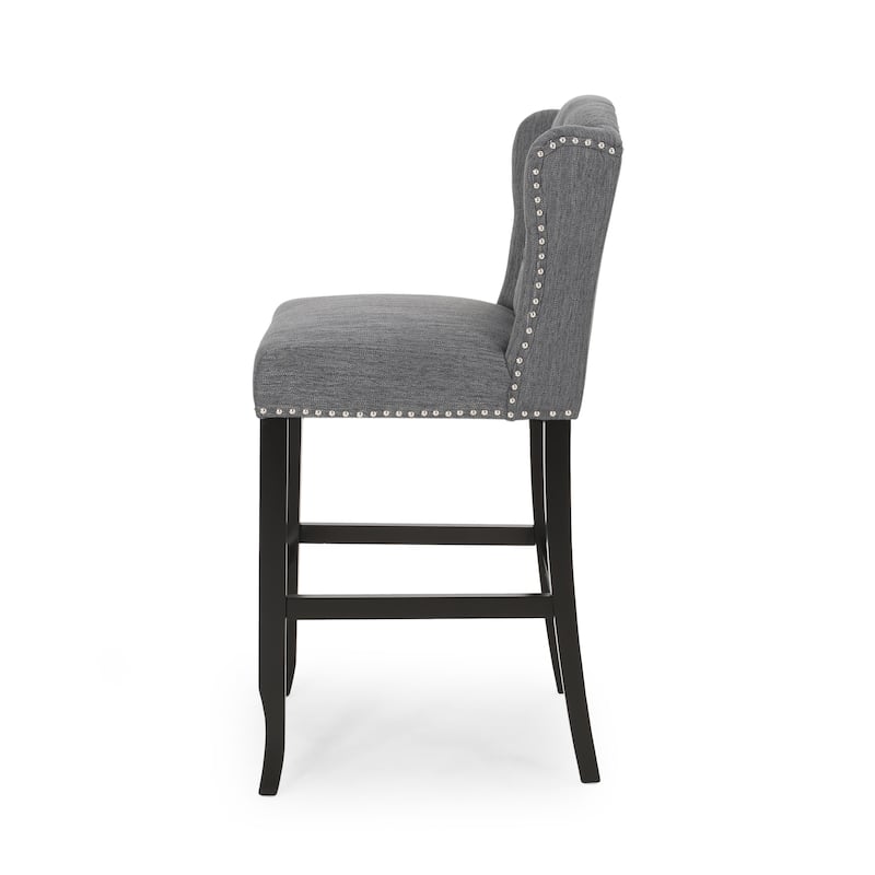 Foxwood Wingback Retro Bar Stools (Set of 2) by Christopher Knight Home
