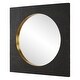 preview thumbnail 3 of 4, Uttermost 09984 Ember 42" Diameter Circular Framed Bathroom Mirror