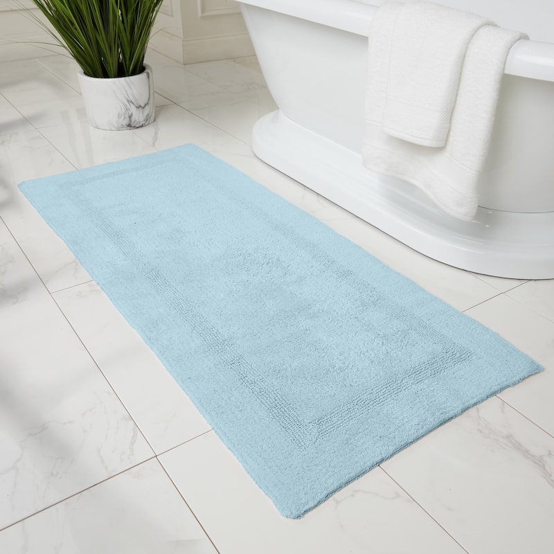 Fabstyles Basix Soft & Absorbent Reversible Cotton Bath Rug