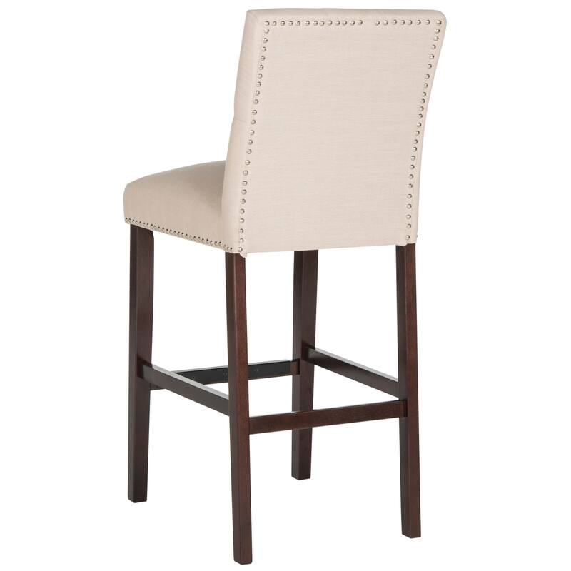 SAFAVIEH Jelka 31.5 Inch Bar Stool (Set of 2) - 19" x 20" x 44" - 19Wx23Dx44H