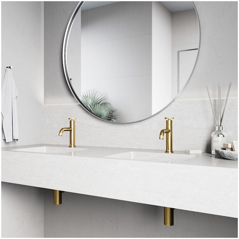 Vigo VG01046 Cass 1.2 GPM 8" H Single Handle Single Hole Bathroom