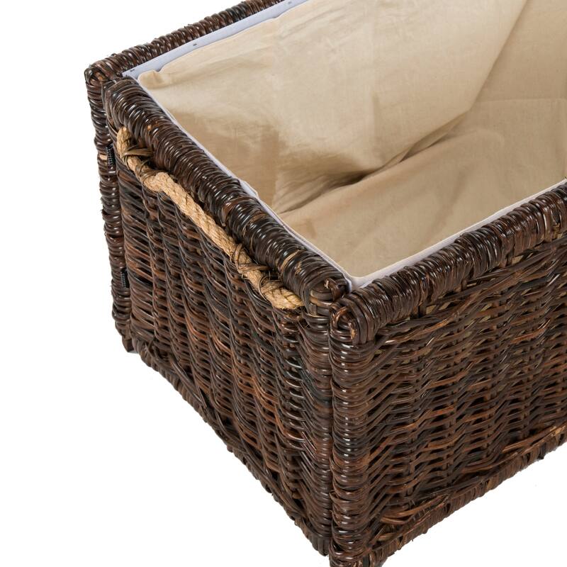 happimess Jacob 30" Wicker Storage Trunk