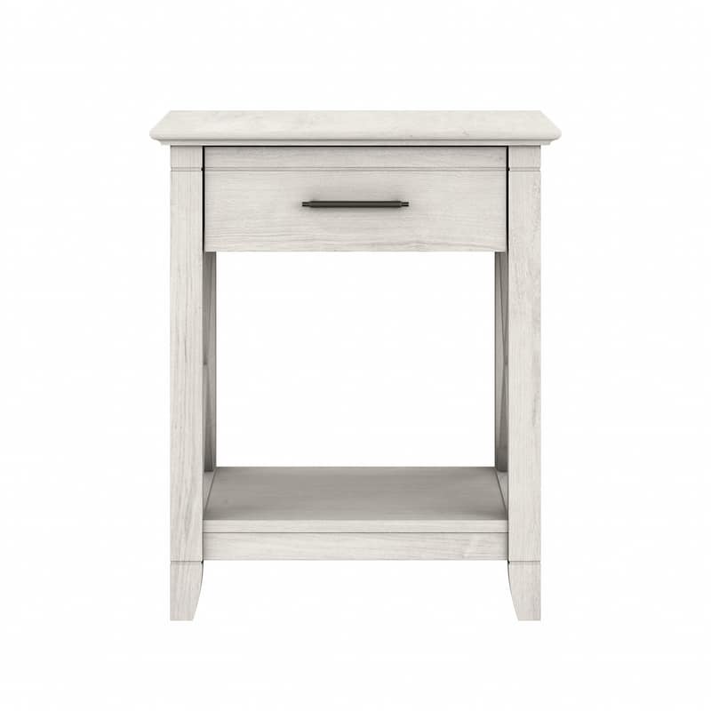 Key West Coastal Box Drawer Nightstand by Bush Furniture