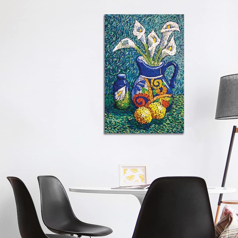 iCanvas "Talavera And Lilies" by Candy Mayer Canvas Print - 40x26x1.5