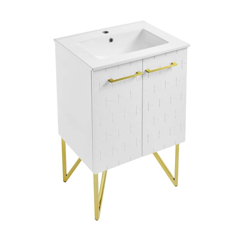 Annecy 24" Bathroom Vanity in Galaxy White