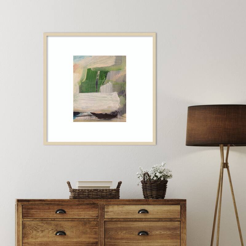 Bocci No. 2 by Hope Bainbridge Wood Framed Wall Art Print - Svelte Natural