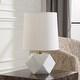 preview thumbnail 4 of 5, Uttermost A Cut Above Table Lamp - 15" H X 9" W X 9" D