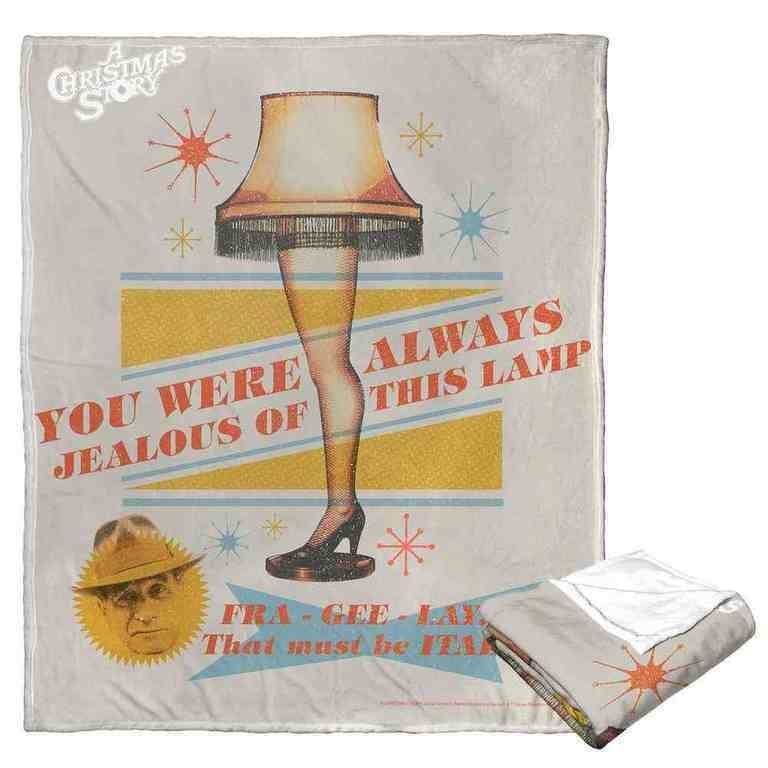 Warner Brothers A Christmas Story Silk Touch Throw Blanket