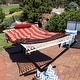 preview thumbnail 17 of 71, Sunnydaze Rope Hammock with 12-Foot Stand, Hammock Pad & Pillow