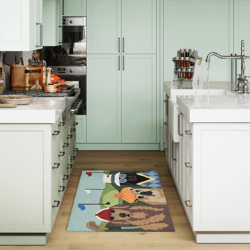 Liora Manne Frontporch Putts & Mutts Indoor/Outdoor Rug