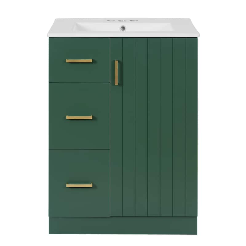 24-inch Single Sink Bathroom Vanity Cabinet