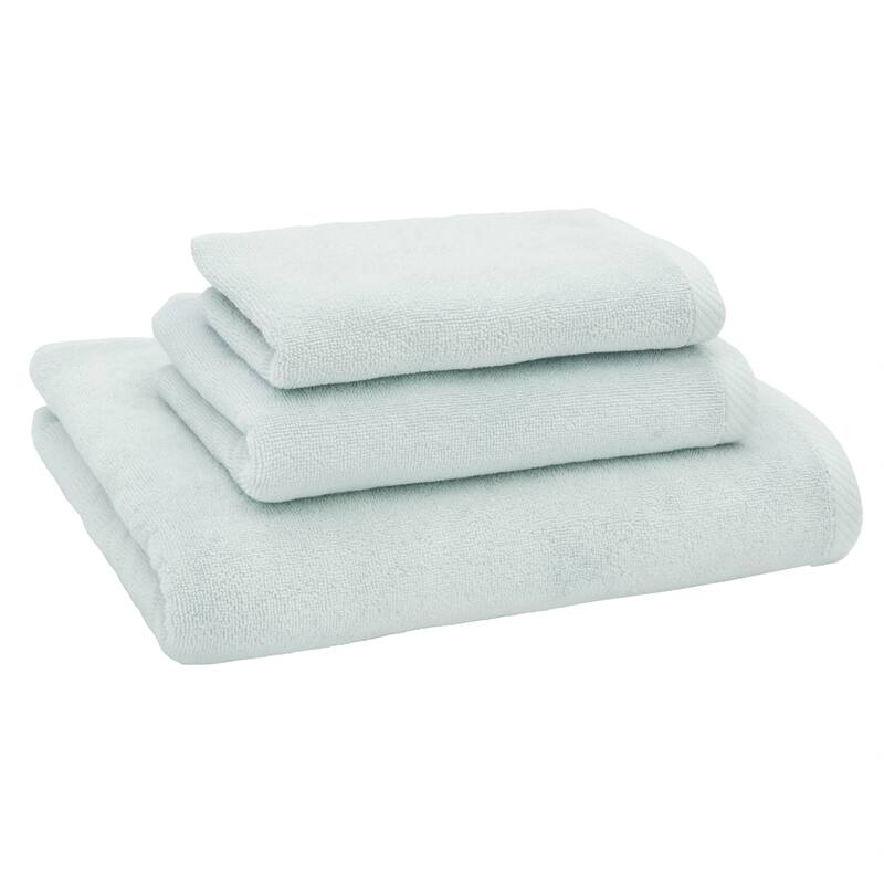 Authentic Hotel and Spa 100% Turkish Cotton Ediree 3-Piece Towel Set - Aqua