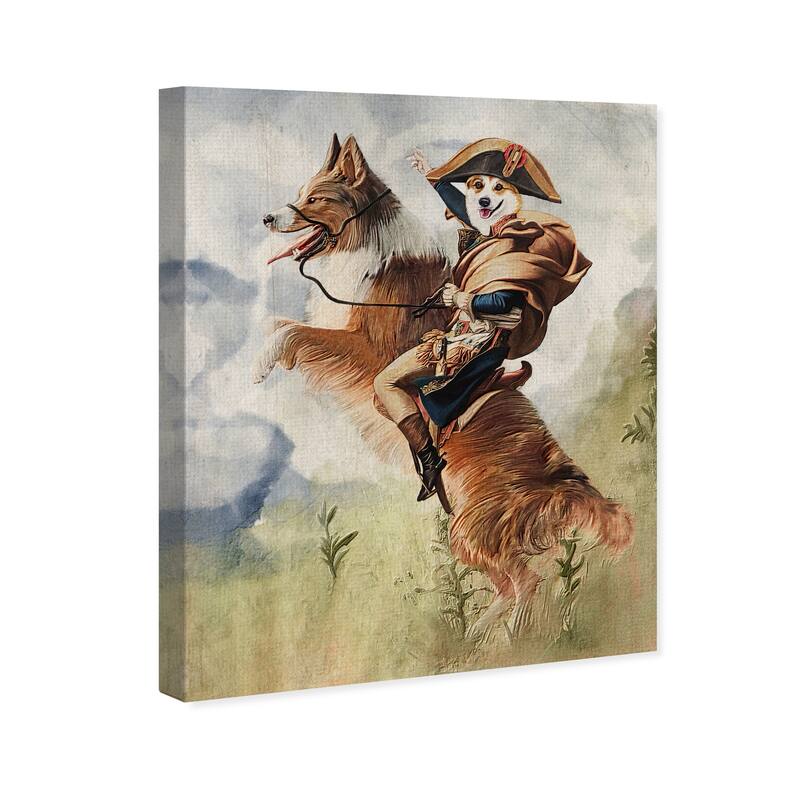 Wynwood Studio Canvas Animals Napoleon Borker Brown and Traditional Wall Art Canvas Print - Brown, Green