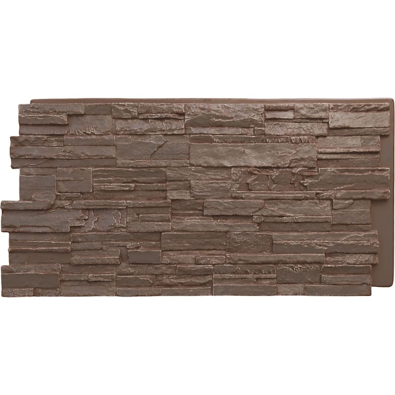 Cascade Stacked Stone, EverStone Faux Stone Siding Panel