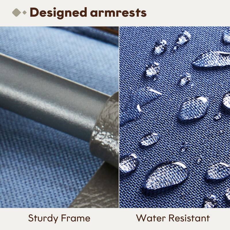 Gymojoy Outdoor Wicker Furniture Set with Cushions All-Weather PE Rattan