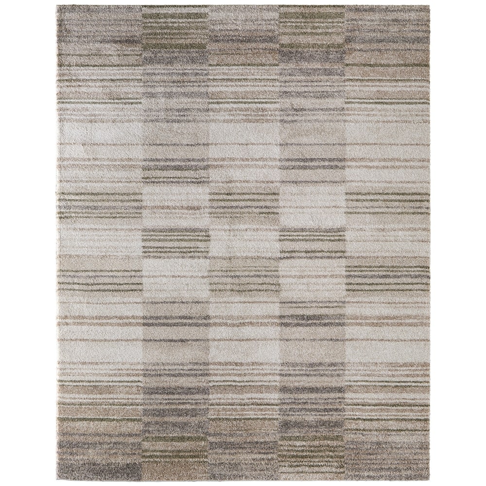 Grand Bazaar Maddon Machine Made Geometric Modern Area Rug