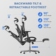 preview thumbnail 52 of 75, EROMMY Heated Massage Reclining Office Chair, 300 Lbs Capacity