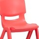 preview thumbnail 8 of 11, 2 Pack Plastic Stackable School Chair with 15.5"H Seat