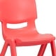 preview thumbnail 20 of 33, 4 Pack Plastic Stack School Chair with 15.5"H Seat, 3rd-7th School Chair