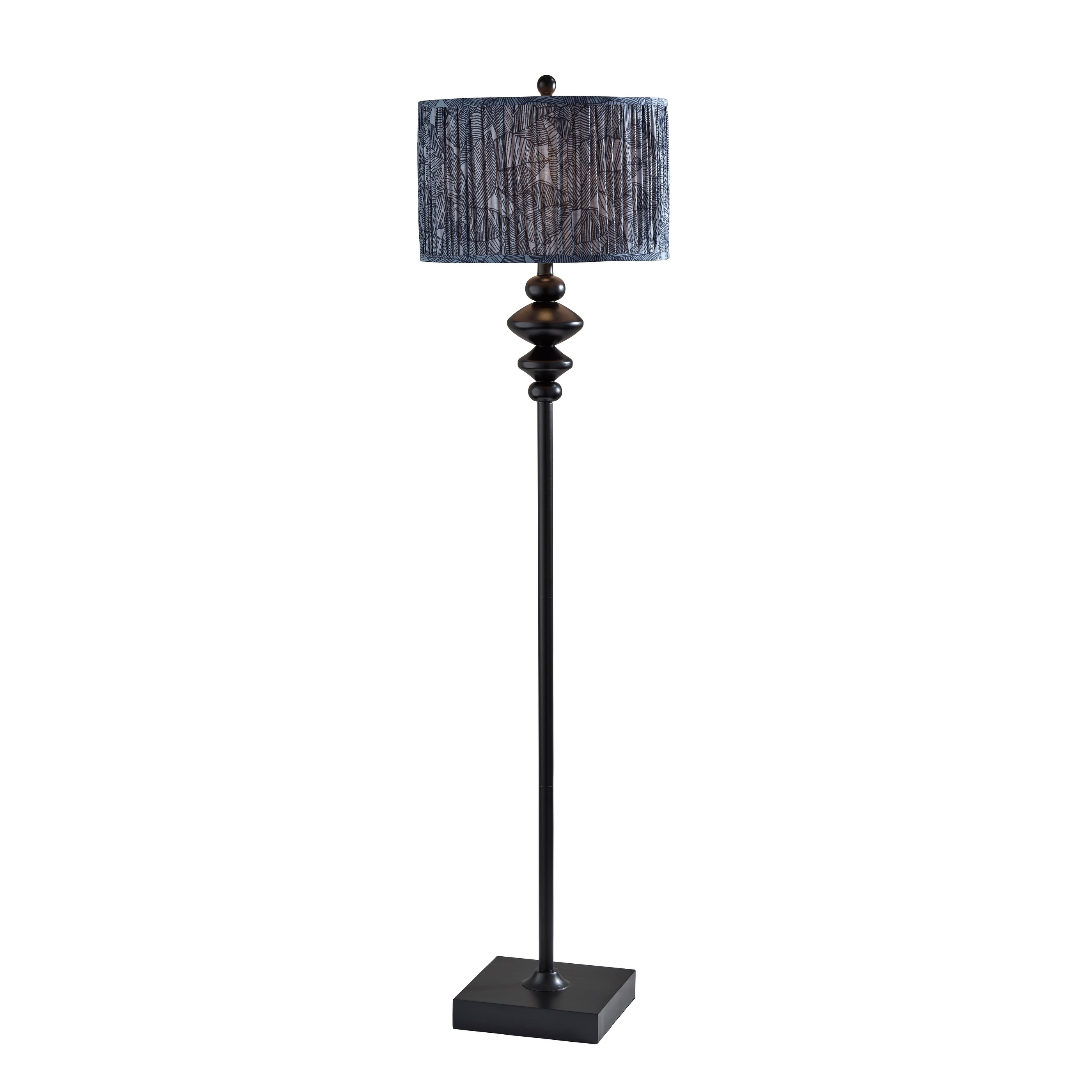 ADESSO Samira Floor Lamp - Black