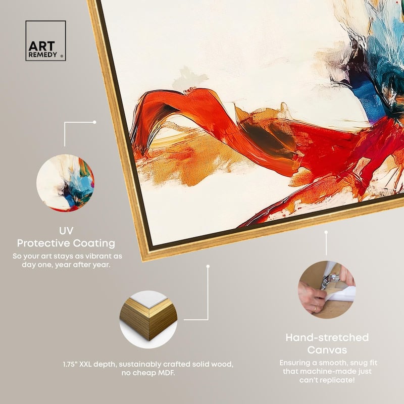 Vibrant Palette I Canvas Set of 2 by Art Remedy