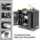 preview thumbnail 4 of 7, FEASTO KT2435D Stainless Steel Outdoor Kitchen Series Counter Freestanding Sink Station