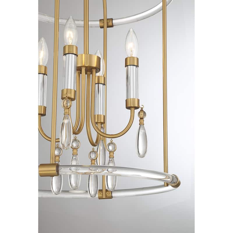 Savoy House 7-7714-4 Mayfair 4 Light 18" Wide Crystal Pendant